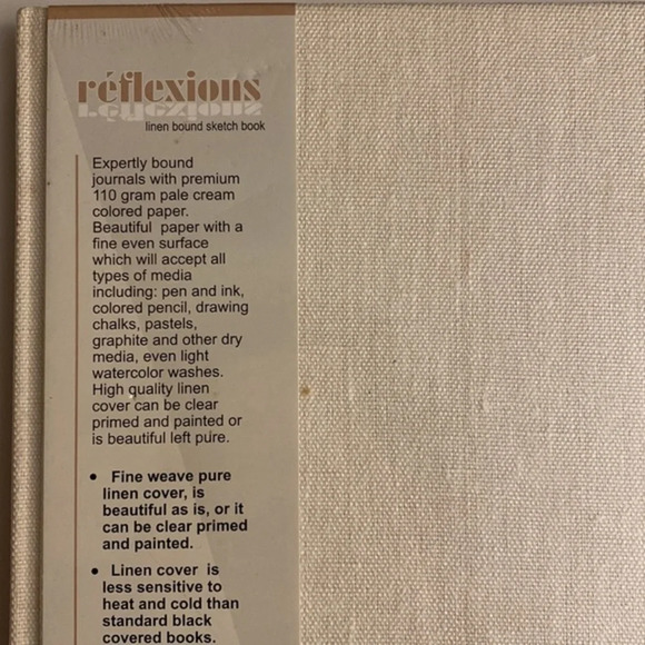 NWT Expertly Bound Linen Journal, NEW - Picture 5 of 8